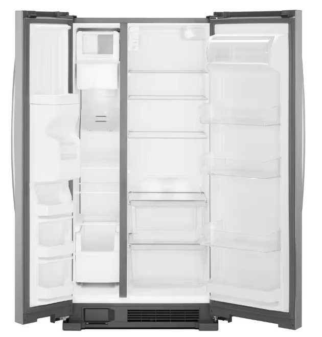 Pictures of Whirlpool 24.6 cu. ft. Side By Side Refrigerator With Ice Maker in Stainless Steel WRS315SDHM - Scratch & Dent (Minor) - Neu Appliance Outlet - Discount Appliance Outlet in Austin, Tx