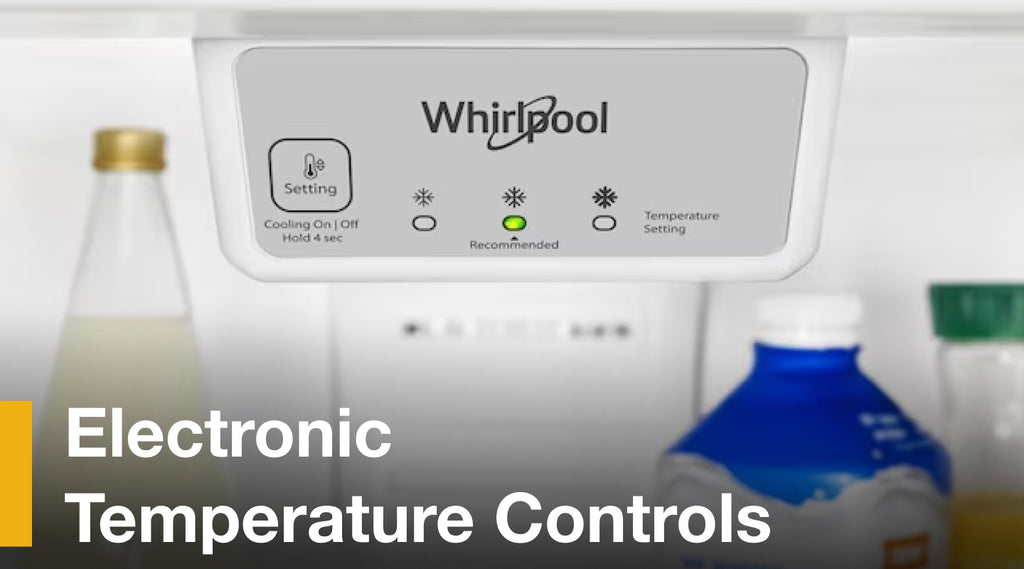 Pictures of Whirlpool 33" Wide Top Freezer 20.5 cu ft Refrigerator with Ice Maker and Frameless Glass Shelves and Flexi-Slide Bin WRT311FZDW - Open Box - Neu Appliance Outlet - Discount Appliance Outlet in Austin, Tx