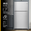 Pictures of Whirlpool 20.5 cu. ft. 33 in. Wide Top Freezer Refrigerator with Icemaker in Black WRT311FZDB - Scratch & Dent (Minor) - Neu Appliance Outlet - Discount Appliance Outlet in Austin, Tx
