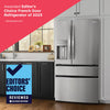 Pictures of Frigidaire Gallery 22 Cu. Ft. 4-Door Counter-depth French Door Refrigerator with Ice Maker (Fingerprint Resistant Stainless Steel) ENERGY STAR GRMC2273CF - Scratch and Dent (Major) - Neu Appliance Outlet - Discount Appliance Outlet in Austin, Tx