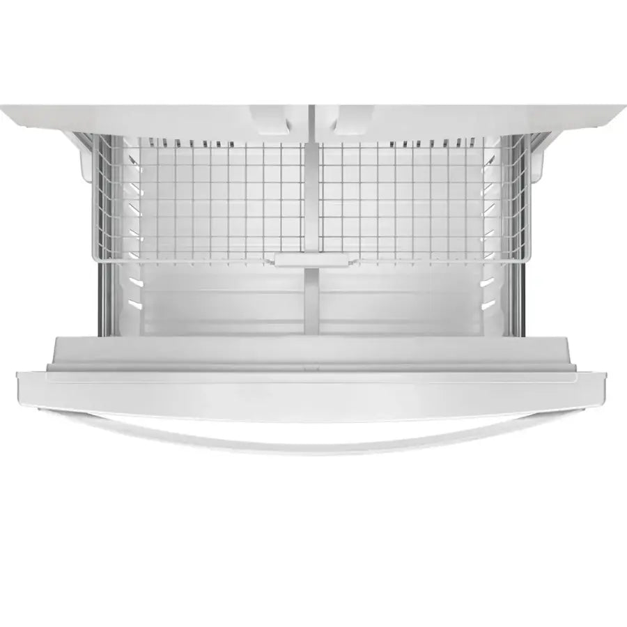 Pictures of Whirlpool 36 in. 24.7 cu. ft. Wide French Door Bottom Mount Refrigerator with Maximum Ice Capacity in White WRFF3436RW - Scratch & Dent (Minor) - Neu Appliance Outlet - Discount Appliance Outlet in Austin, Tx