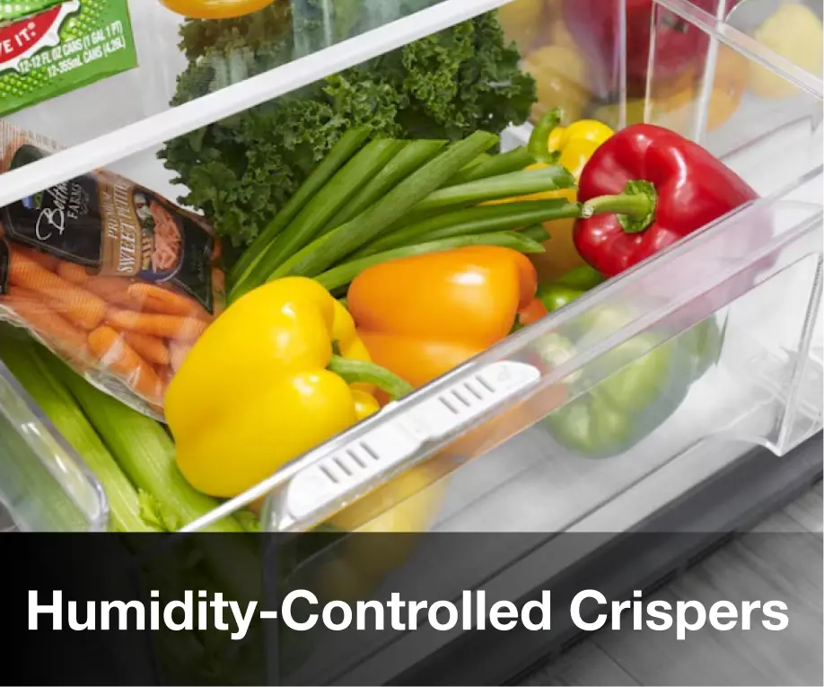 Pictures of Whirlpool 33" Wide Top Freezer 20.5 cu ft Refrigerator with Ice Maker and Frameless Glass Shelves and Flexi-Slide Bin WRT311FZDW - Open Box - Neu Appliance Outlet - Discount Appliance Outlet in Austin, Tx