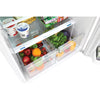 Frigidaire Top Freezer 18 Cu. Ft. Capacity Refrigerator with Spacious Interior Storage and Bright LED Lighting in White FFHT1822UW - Scratch and Dent (Major)