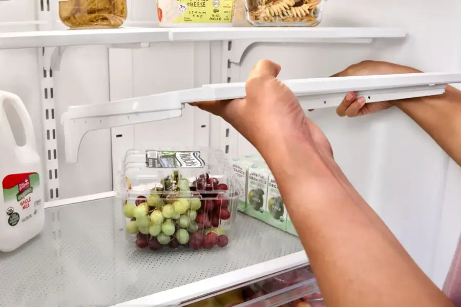 Pictures of Whirlpool 36 in. 24.7 cu. ft. Wide French Door Bottom Mount Refrigerator with Maximum Ice Capacity in White WRFF3436RW - Scratch & Dent (Minor) - Neu Appliance Outlet - Discount Appliance Outlet in Austin, Tx