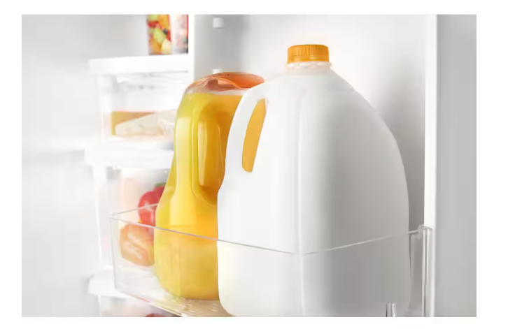 Pictures of Maytag 25 cu. ft. Side by Side Refrigerator with Exterior Ice and Water Dispenser in Fingerprint Resistant Stainless Steel MSS25C4MGZ - Scratch & Dent (Moderate) - Neu Appliance Outlet - Discount Appliance Outlet in Austin, Tx