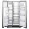 Pictures of Whirlpool 33 Inch Wide Side by Side 21 Cu. Ft. Refrigerator with Can Caddy and Frameless Glass Shelves in Fingerprint Resistant Stainless Steel WRS321SDHZ - Scratch and Dent (Minor) - Neu Appliance Outlet - Discount Appliance Outlet in Austin, Tx