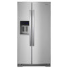 Pictures of Whirlpool Counter Depth 20.6 cu. ft. Side by Side Refrigerator in Fingerprint-Resistant Stainless Steel with In Door Ice and Water Dispenser WRS571CIHZ Scratch & Dent - Minor - Neu Appliance Outlet - Discount Appliance Outlet in Austin, Tx