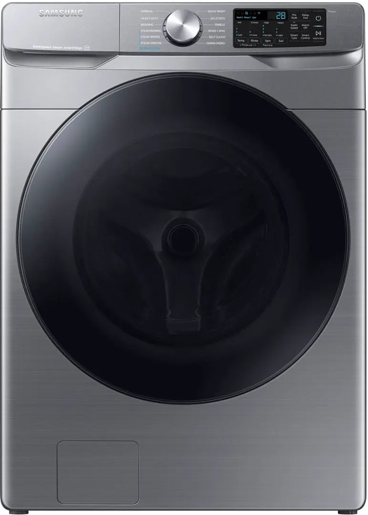 Pictures of Samsung 4.5 cu. ft. Large Capacity Smart Front Load Washer with Super Speed Wash in Platinum WF45B6300AP - Scratch & Dent (Minor) - Neu Appliance Outlet - Discount Appliance Outlet in Austin, Tx