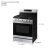 Pictures of Samsung Smart Freestanding Gas 6.0 Cu. Ft. Range with No Preheat Are Fry and Convection in Stainless Steel NX60A6511SS - Open Box - Neu Appliance Outlet - Discount Appliance Outlet in Austin, Tx