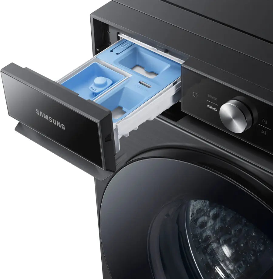 Pictures of Samsung Bespoke 5.3 cu. ft. Ultra Capacity Front Load Washer with Super Speed Wash and AI Smart Dial in Brushed Black WF53BB8700AV - Scratch & Dent (Minor) - Neu Appliance Outlet - Discount Appliance Outlet in Austin, Tx
