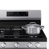 Pictures of Samsung Smart Freestanding Gas 6.0 Cu. Ft. Range with No Preheat Are Fry and Convection in Stainless Steel NX60A6511SS - Open Box - Neu Appliance Outlet - Discount Appliance Outlet in Austin, Tx