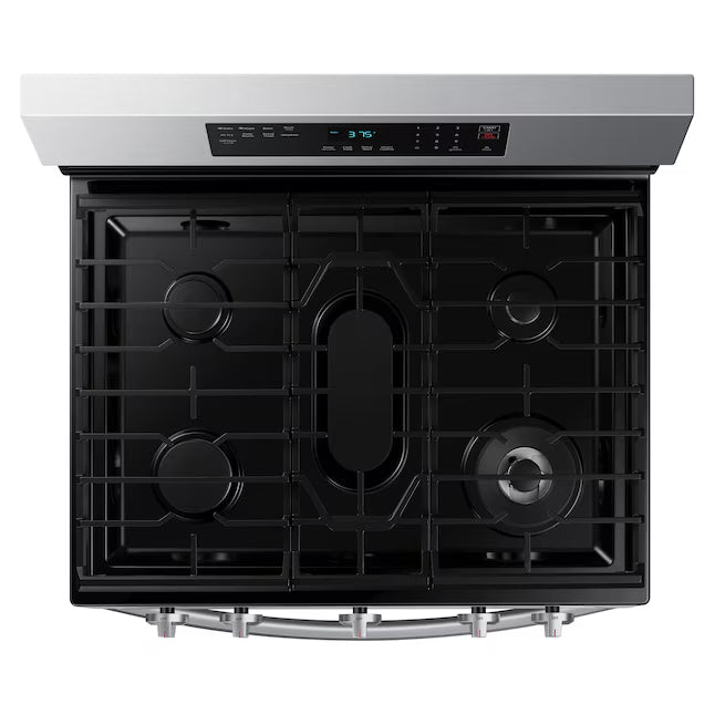 Samsung Smart Freestanding Gas 6.0 Cu. Ft. Range with No Preheat Air Fry and Convection in Stainless Steel 22131SD83 - NX60A6511SS - Open Box