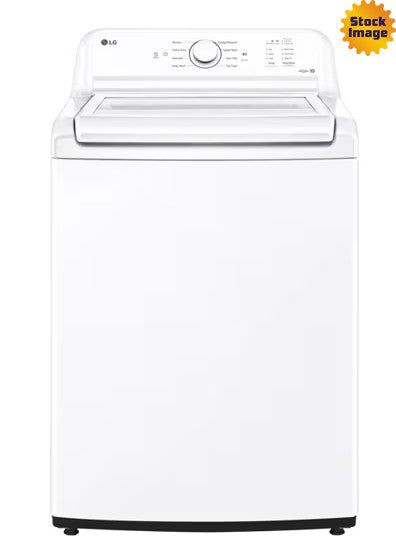 LG White Top Load 4.1 Cu. Ft. Washer with 4 Way Agitator and TurboDrum Technology WT6105CW - New in Box