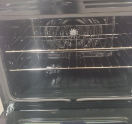 Pictures of Frigidaire Stainless Steel Electric 30 Inch 5 Burner Range with Convection Bake and Steam Clean FCRE3083ASE - Open Box - Neu Appliance Outlet - Discount Appliance Outlet in Austin, Tx