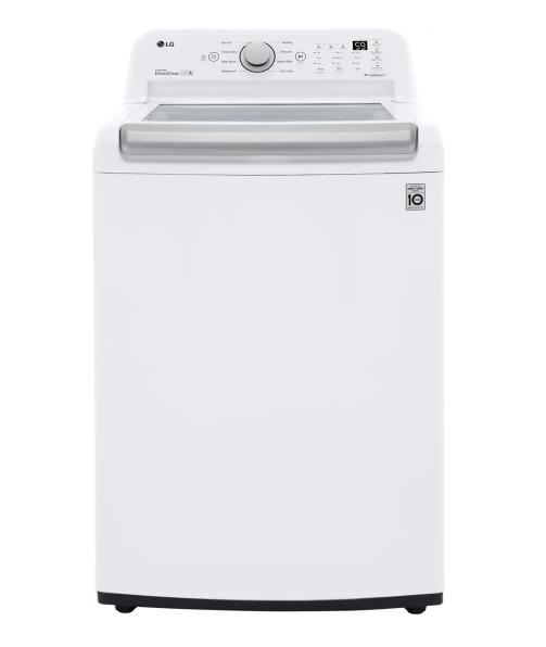 Pictures of LG White Top Load 5.0 Cu. Ft. Mega Capacity Washer with TurboDrum Technology WT7150CW - New in Box and LG White Electric 7.3 Cu. Ft. Ultra Large Capacity Smart Wi-Fi Enabled Dryer with TurboSteam DLEX7900WE - Certified Refurbished - Neu Appliance Outlet - Discount Appliance Outlet in Austin, Tx