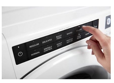 Whirlpool White Closet Depth Front Load 4.3 Cu. Ft. Washer with Intuitive Controls WFW560CHW - Scratch & Dent (Minor) and Whirlpool 7.4 cu. ft. Front Load Electric Dryer with Advanced Moisture Sensing WED5605MW - New in Box