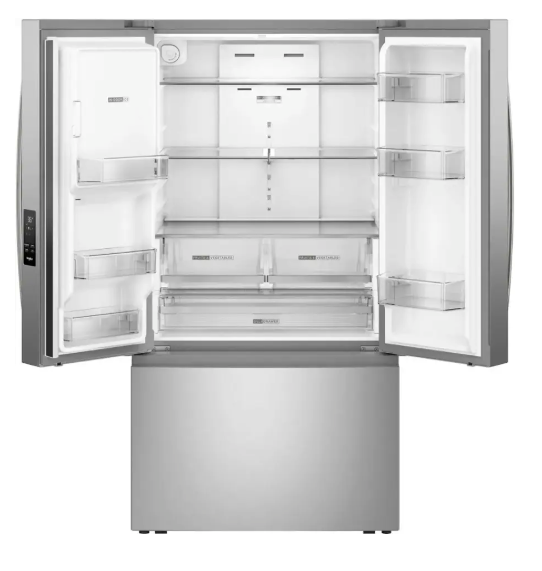 Pictures of Whirlpool 36-Inch French Door Refrigerator in Fingerprint Resistant Stainless Finish with In-Door Water and Ice Maker - 30 cu. ft. WRFF3536SZ - Open Box - Neu Appliance Outlet - Discount Appliance Outlet in Austin, Tx