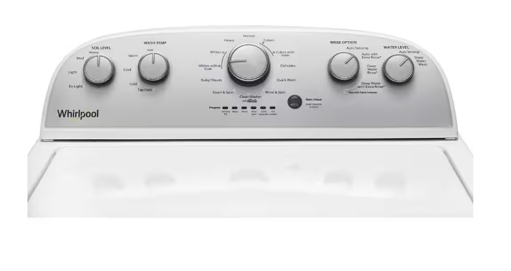 Pictures of Whirlpool Top Load 3.8 Cu. Ft. Washer with Soaking Cycles WTW4955HW - New in Box - Neu Appliance Outlet - Discount Appliance Outlet in Austin, Tx