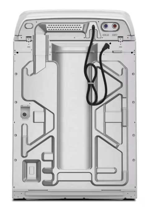 Pictures of 5.2–5.3 Cu. Ft. Whirlpool® Top Load Washer in White with Removable Agitator WTW6157PW - Open Box and 7.0 Cu. Ft. Whirlpool® Top Load Electric Dryer in White with Moisture Sensor WED6150PW - Open Box - Neu Appliance Outlet - Discount Appliance Outlet in Austin, Tx
