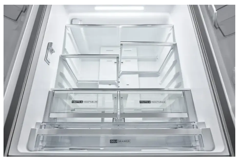 Pictures of Whirlpool 36-Inch French Door Refrigerator in Fingerprint Resistant Stainless Finish with In-Door Water and Ice Maker - 30 cu. ft. WRFF3536SZ - Open Box - Neu Appliance Outlet - Discount Appliance Outlet in Austin, Tx