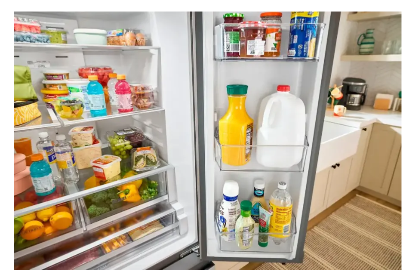 Pictures of Whirlpool 36-Inch French Door Refrigerator in Fingerprint Resistant Stainless Finish with In-Door Water and Ice Maker - 30 cu. ft. WRFF3536SZ - Open Box - Neu Appliance Outlet - Discount Appliance Outlet in Austin, Tx