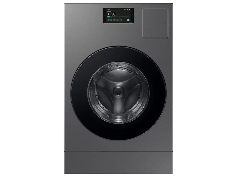 Pictures of Samsung Dark Steel Bespoke 5.3 cu. ft. Ultra Capacity All-In-One Washer Dryer Combo with Super Speed and Ventless Heat Pump - New In Box - Neu Appliance Outlet - Discount Appliance Outlet in Austin, Tx