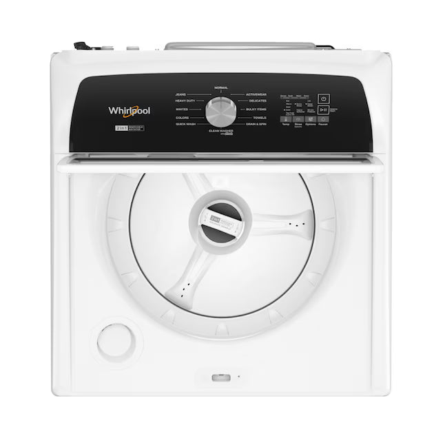 Whirlpool Top Load 4.7 Cu. Ft. Washer with 2-in-1 Removable Agitator in White 22137SD376 - WTW5057LW - Open Box