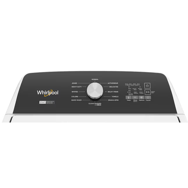 Whirlpool Top Load 4.7 Cu. Ft. Washer with 2-in-1 Removable Agitator in White 22137SD376 - WTW5057LW - Open Box