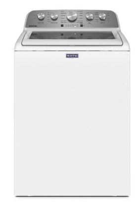 Pictures of MayTag 4.8 cu. ft. Top Load Washer with Extra Power, Built-In Water Faucet MVW5430MW - Scratch & Dent (Minor) and MayTag 7.0 cu. ft. Top Load Electric Wrinkle Prevent Dryer MED4500MW - Certified Refurbished - Neu Appliance Outlet - Discount Appliance Outlet in Austin, Tx