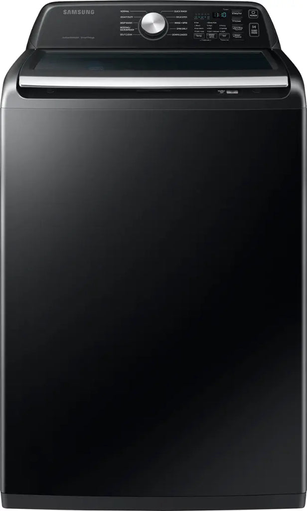 Pictures of Samsung 4.7 cu. ft. Large Capacity Smart Top Load Washer with Active WaterJet in Brushed Black WA47CG3500AVA4 - Scratch & Dent (Minor) - Neu Appliance Outlet - Discount Appliance Outlet in Austin, Tx