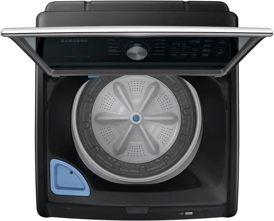 Pictures of Samsung 4.7 cu. ft. Large Capacity Smart Top Load Washer with Active WaterJet in Brushed Black WA47CG3500AVA4 - Scratch & Dent (Minor) - Neu Appliance Outlet - Discount Appliance Outlet in Austin, Tx