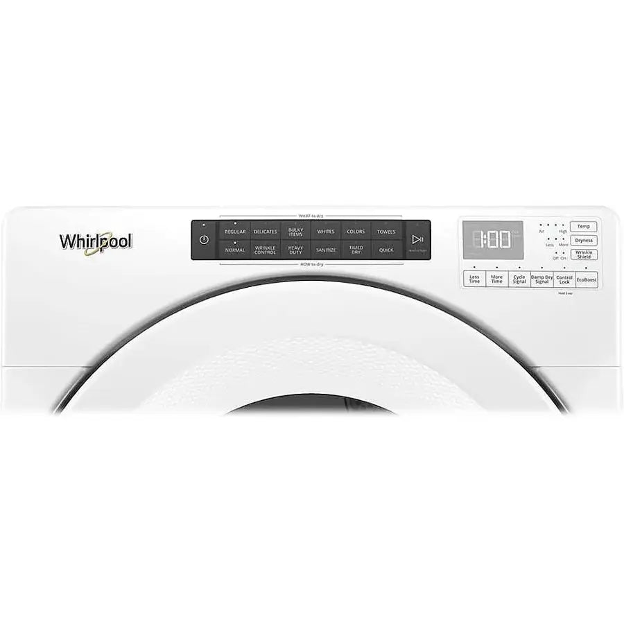 Pictures of Whirlpool 7.4 cu. ft. ENERGY STAR Front Load Electric Dryer with Long Vent WED560LHW - Scratch & Dent (Minor) - Neu Appliance Outlet - Discount Appliance Outlet in Austin, Tx