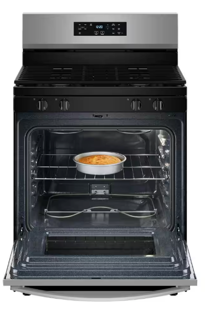 Pictures of Whirlpool 30-inch Self Clean Gas Range with No Preheat Mode WFGS3530RS - Scratch & Dent (Minor) - Neu Appliance Outlet - Discount Appliance Outlet in Austin, Tx