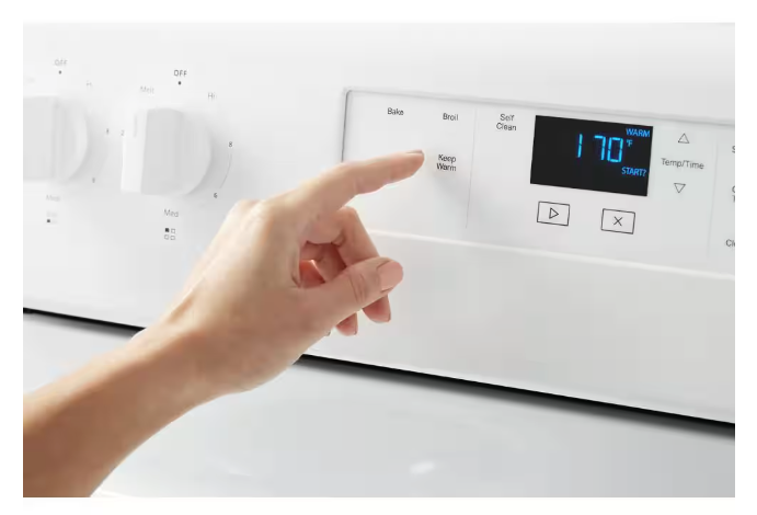 Pictures of Whirlpool 30 in. 4.8 cu. ft. Electric Range in White with Keep Warm Setting WFC315S0JW - Scratch & Dent (Minor) - Neu Appliance Outlet - Discount Appliance Outlet in Austin, Tx