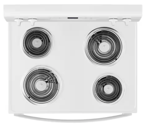 Pictures of Whirlpool 30 in. 4.8 cu. ft. Electric Range in White with Keep Warm Setting WFC315S0JW - Scratch & Dent (Minor) - Neu Appliance Outlet - Discount Appliance Outlet in Austin, Tx