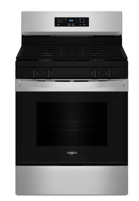 Pictures of Whirlpool 30-inch Self Clean Gas Range with No Preheat Mode WFGS3530RS - Scratch & Dent (Minor) - Neu Appliance Outlet - Discount Appliance Outlet in Austin, Tx