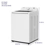 Pictures of Samsung Top Load 4.5 Cu. Ft. Washer with Soft Close Lid and Vibration Reduction Technology+ WA45T3200AW - New in Box and Samsung 7.2 cu. ft. Electric Dryer with Sensor Dry in White DVE45T3200W - Scratch and Dent (minor) - Neu Appliance Outlet - Discount Appliance Outlet in Austin, Tx