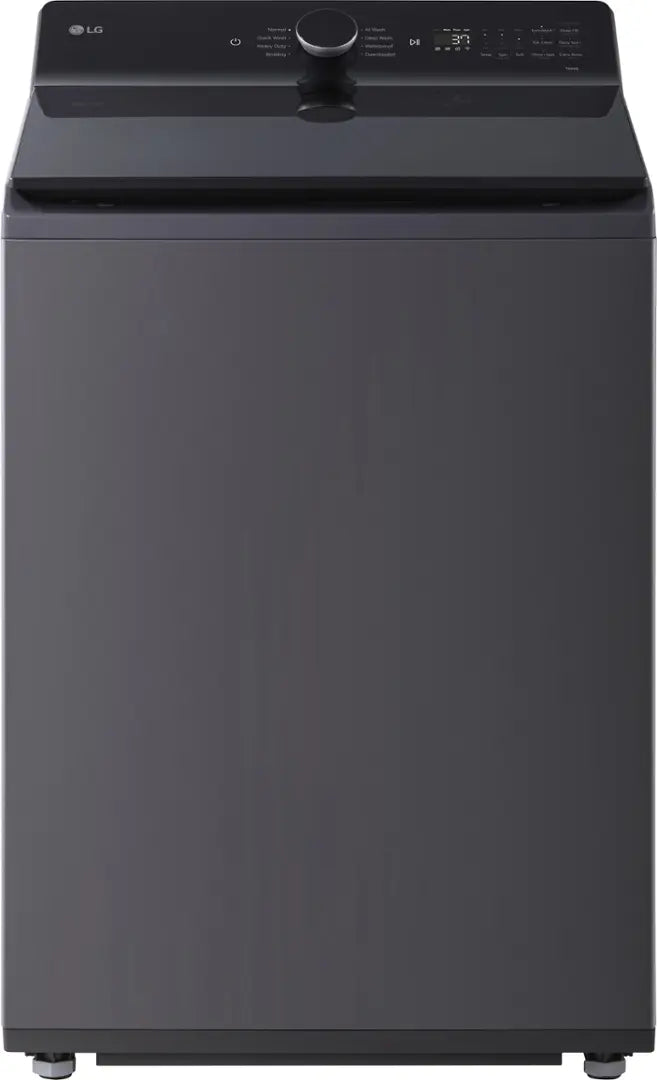 LG 5.3 cu. ft. Smart Top Load Washer with 4-Way® Agitator, TurboWash3D Technology, and AI Sensing EasyUnload™ WT8405CB - Scratch & Dent (Minor)