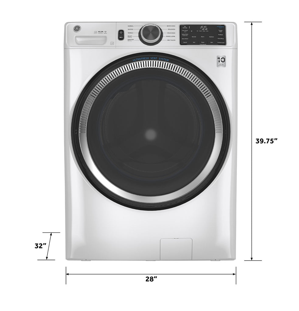 Pictures of GE ENERGY STAR 4.8 cu. ft. Capacity Smart Front Load Washer with UltraFresh Vent System with OdorBlock GFW550SSNWW - New in Box - Neu Appliance Outlet - Discount Appliance Outlet in Austin, Tx