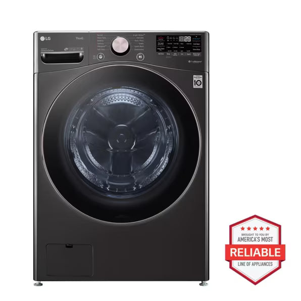 LG Front Load 4.5 Cu. Ft. Washer with TurboWash 360 Technology WM4000HBA - Scratch & Dent (Minor) and LG Smart Wi-Fi Enabled Front Load Electric 7.4 Cu. Ft. Dryer with TurboSteam 16265 - DLEX4000B - Scratch & Dent (Moderate)