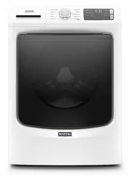 Pictures of Maytag 4.5 cu. ft. Front Load Washer with Extra Power and 12-Hr Fresh Spin™ Option MHW5630HW - Scratch & Dent (Moderate) and Maytag 7.3 cu. ft. Front Load Gas Dryer with Extra Power and Quick Dry Cycle MGD5630HW - Scratch & Dent (Minor) - Neu Appliance Outlet - Discount Appliance Outlet in Austin, Tx