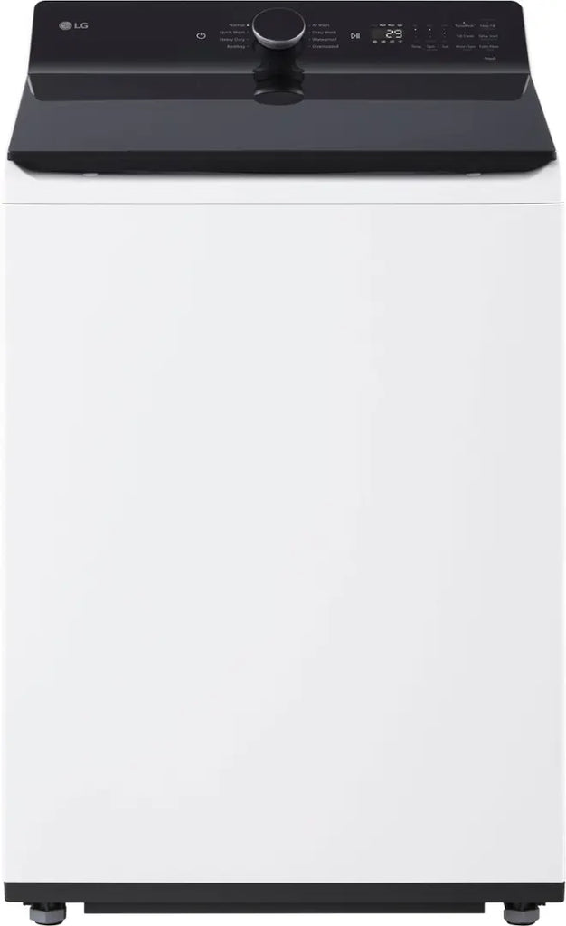 Pictures of LG 5.5 cu. ft. Mega Capacity Top Load Washer with Impeller in Alpine White WT8400CW - New in Box and LG Energy Star Certified 7.3 cu. ft. Ultra Large Capacity Rear Control Electric Dryer with LG EasyLoad™ Door and AI Sensing DLE8400WE - New in Box - Neu Appliance Outlet - Discount Appliance Outlet in Austin, Tx