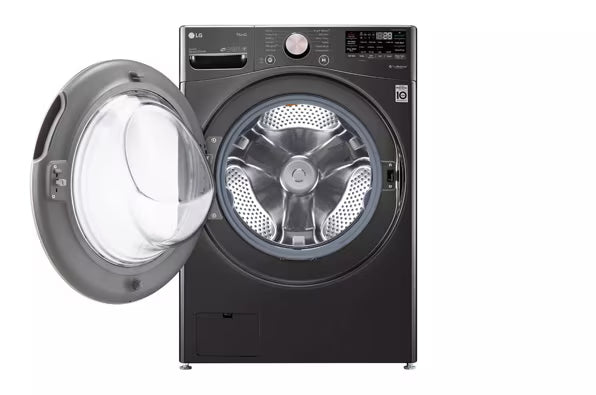 LG Front Load 4.5 Cu. Ft. Washer with TurboWash 360 Technology WM4000HBA - Scratch & Dent (Minor) and LG Smart Wi-Fi Enabled Front Load Electric 7.4 Cu. Ft. Dryer with TurboSteam 16265 - DLEX4000B - Scratch & Dent (Moderate)