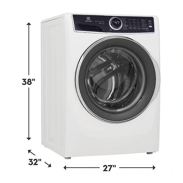 Pictures of Electrolux 4.5 cu. ft. Stackable Front Load Washer in White with LuxCare Plus Wash System, Pure Rinse and 15-minute Fast Wash ELFW7537AW - Open Box and 8-cu ft Stackable Steam Cycle Electric Dryer in White ELFE7637AW - Open Box - Neu Appliance Outlet - Discount Appliance Outlet in Austin, Tx