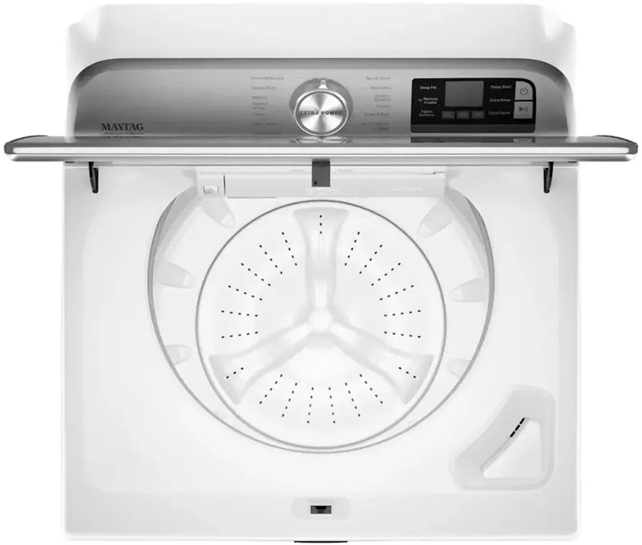 Pictures of Maytag 5.3 cu. ft. Smart Top Load Washer with Extra Power MVW7232HW3 - Open Box - Neu Appliance Outlet - Discount Appliance Outlet in Austin, Tx