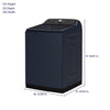 Pictures of Samsung 5.4 cu. ft. Smart Top Load Washer with Pet Care Solution and Super Speed Wash WA54CG7150AD - New in Box and Samsung Pet Care Dry and Steam Sanitize+ 7.4-cu ft Steam Cycle Smart Gas Dryer DVG54CG7150D - New in Box - Neu Appliance Outlet - Discount Appliance Outlet in Austin, Tx