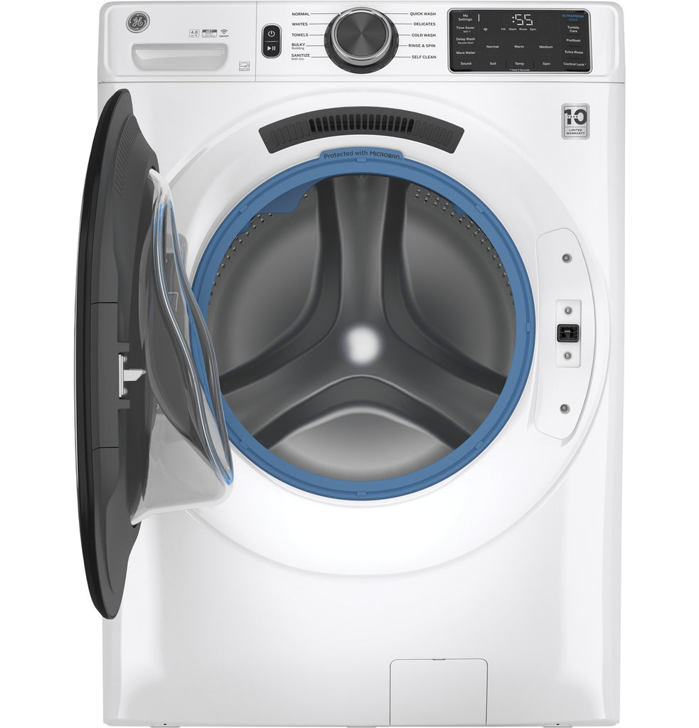 Pictures of GE ENERGY STAR 4.8 cu. ft. Capacity Smart Front Load Washer with UltraFresh Vent System with OdorBlock GFW550SSNWW - New in Box - Neu Appliance Outlet - Discount Appliance Outlet in Austin, Tx