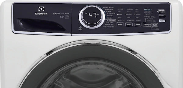 Pictures of Electrolux 4.5 cu. ft. Stackable Front Load Washer in White with LuxCare Plus Wash System, Pure Rinse and 15-minute Fast Wash ELFW7537AW - Open Box and 8-cu ft Stackable Steam Cycle Electric Dryer in White ELFE7637AW - Open Box - Neu Appliance Outlet - Discount Appliance Outlet in Austin, Tx