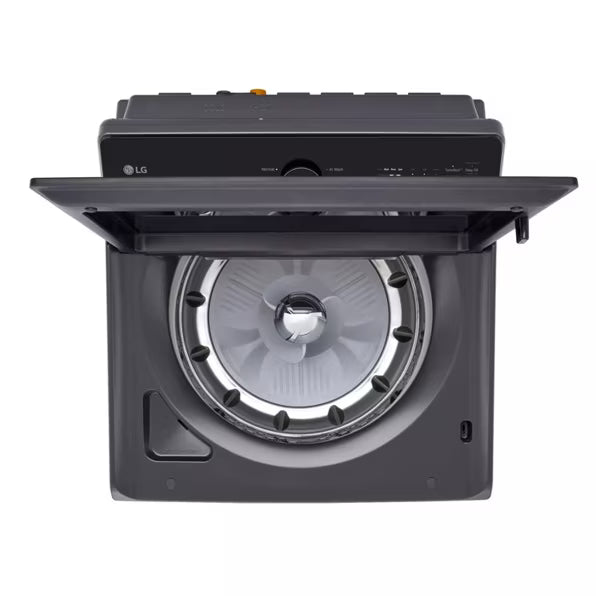 LG 5.3 cu. ft. Smart Top Load Washer with 4-Way® Agitator, TurboWash3D Technology, and AI Sensing EasyUnload™ WT8405CB - Scratch & Dent (Minor)