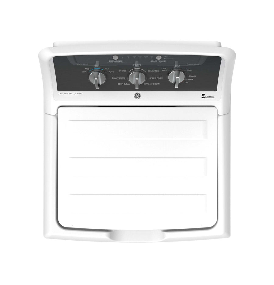GE Commercial Quality 4.3 cu. ft. Capacity Washer with Stainless Steel Basket with Deep Clean GE9869 - GTW525ACWWB - New in Box